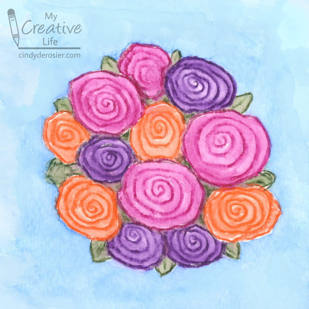 How to Make a Color Palette for Creative Watercolor Flowers