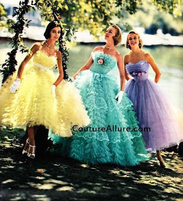 Prom Dress Sale on Three Strapless Tulle Dresses By Nadine Formals The Nadine Formals