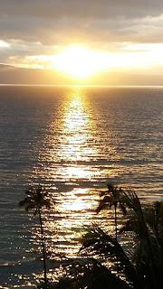 Sunset Over Maui.