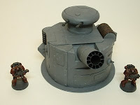 40K warhammer wargame terrain 25-28 mm heavy cannon turret