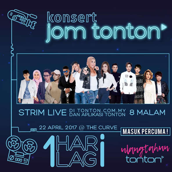 Konsert PERCUMA JOM TONTON