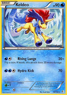 Keldeo Boundaries Crossed Pokemon Card