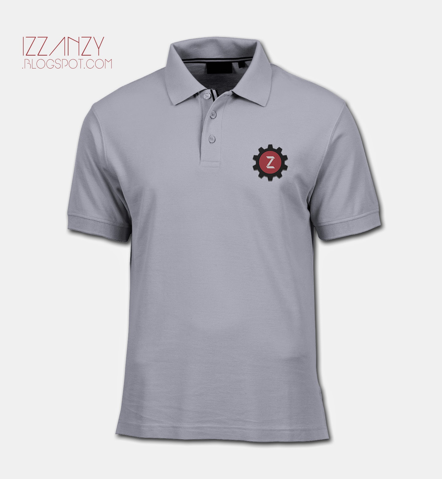 Download Download Template Polo Shirt  PSD  - Izzan Zy