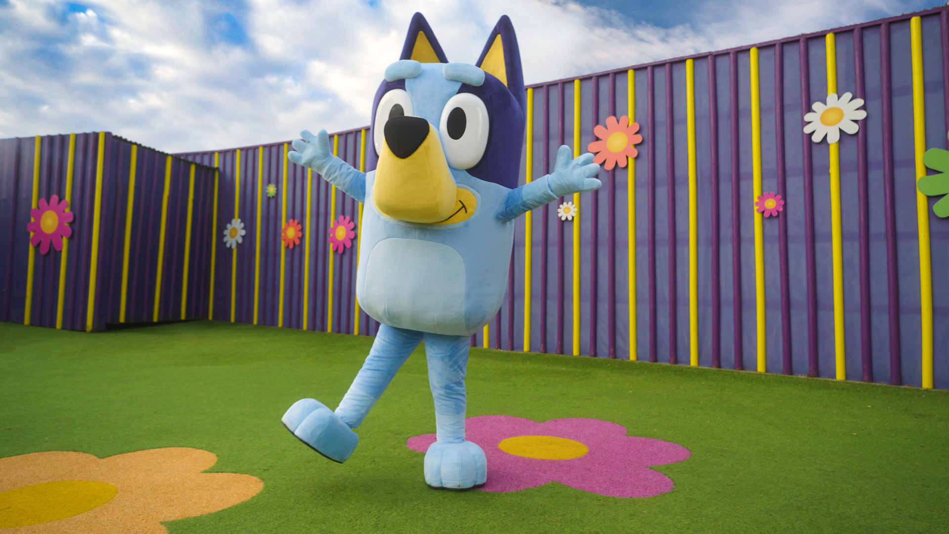 bluey at CBeebies Land