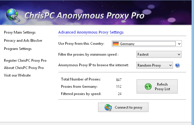 chrispc anonymous proxy 