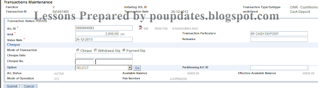 Finacle Training Lesson 10 by poupdates