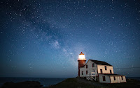 Lighthouse at night - Photo by Jonathan Cooper on Unsplash