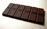 segmented dark chocolate bar 