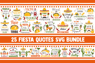 Cinco de Mayo SVG Bundle, fiesta svg, sombrero svg, maracas svg, margarita svg, tacos svg, svg designs, svg quotes, svg sayings, tequila svg