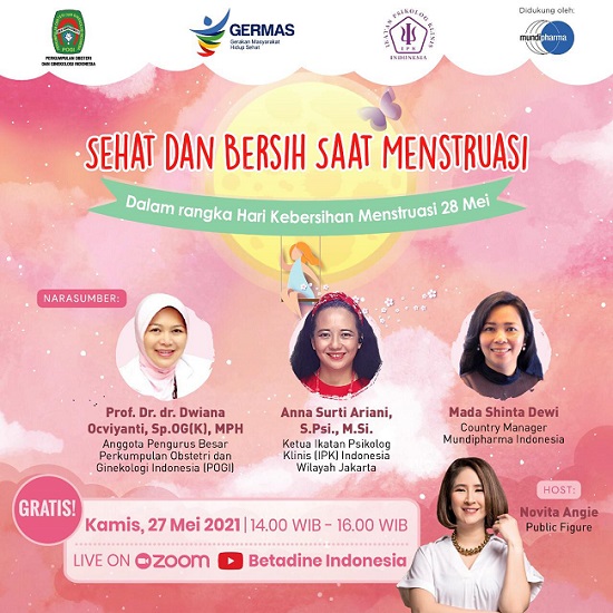 webinar ‘Sehat dan Bersih Saat Menstruasi’