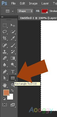 insert-or-add-arrow-to-an-image-photoshop-Select Rectangle Tool