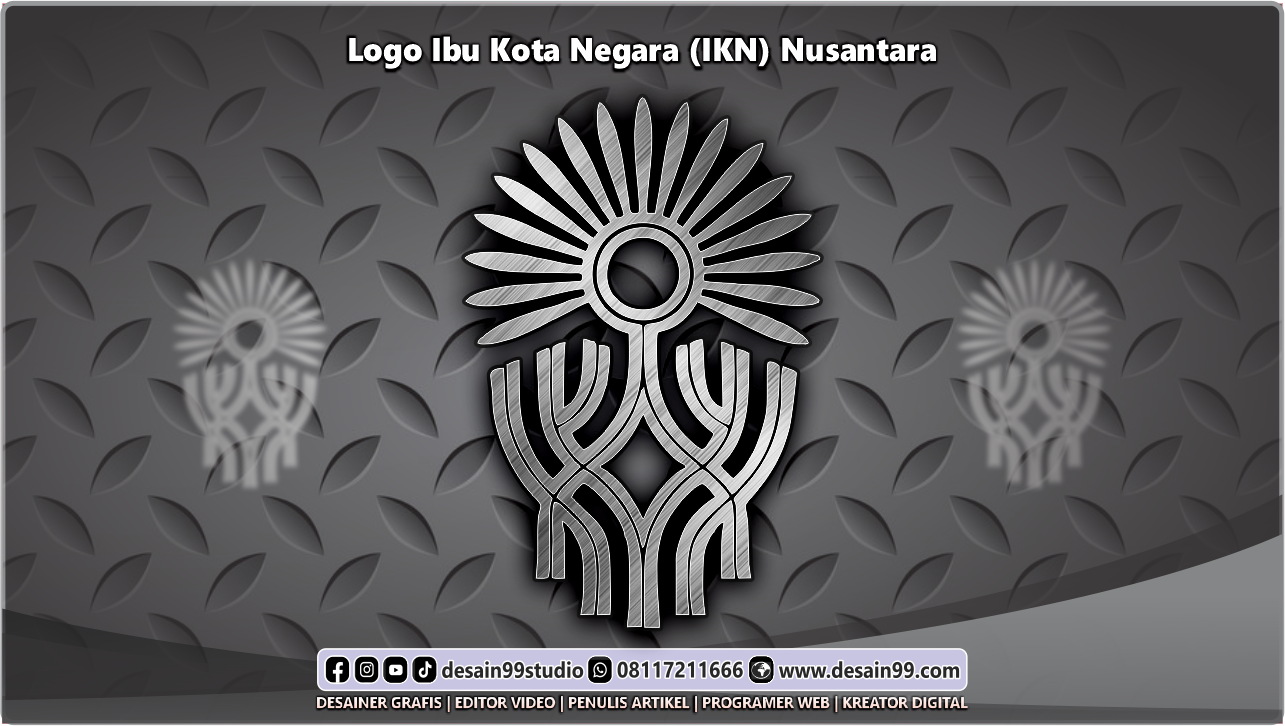 Logo IKN Krom Chrome (Ibu Kota Negara) Nusantara