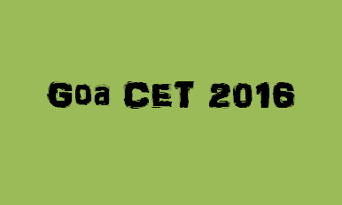 Goa CET 2017 Logo