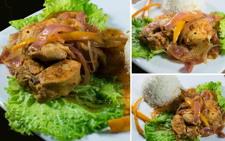 ceviche de pollo peruano