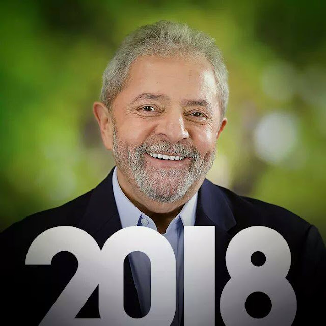 Resultado de imagem para L)ula em 2018