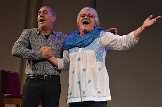 4° Festival Internacional de Narración Oral  "Cuentos por la Paz". Montevideo. Uruguay. Eduardo Cháves. Elvia Pérez