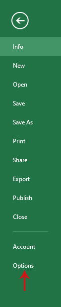 انشاء قائمة مخصصة في برنامج Excel