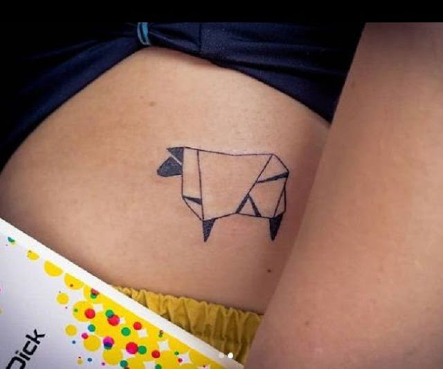 Tatuagens de ovelha - 25 ideias para as mulheres