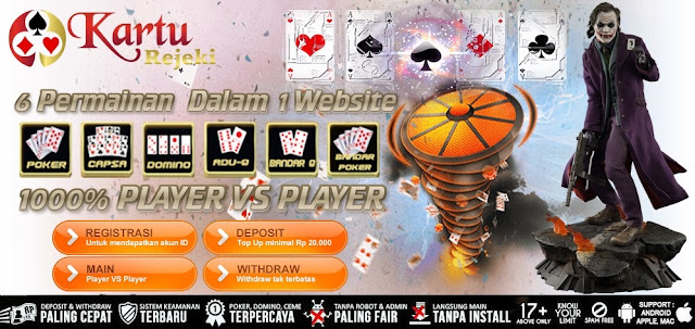 KARTUREJEKI.COM - Agen Poker, Agen Domino, Bandar Kiu, Agen Bandar Poker, Adu Q, Capsa Susun