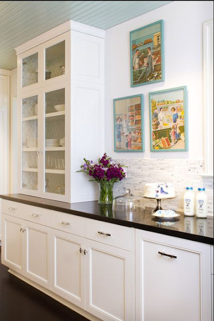 black counters white cabinets kitchen design remodel