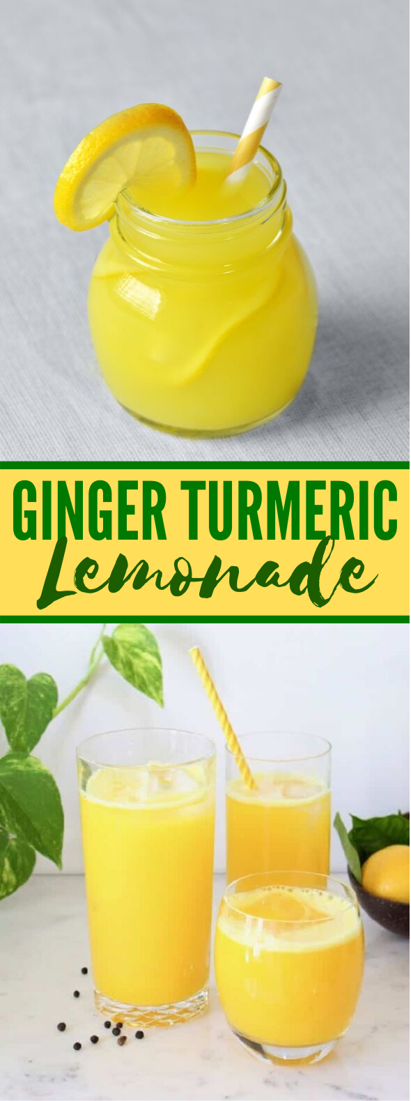Ginger Turmeric Lemonade #healthydrink #freshdrink