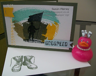 Stampin' Up! Made by Susan Merrey Independent Stampin' Up! Demonstrator Craftyduckdoodah For Your Country Work of Art