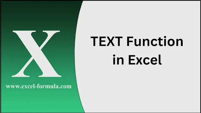text-function-in-excel