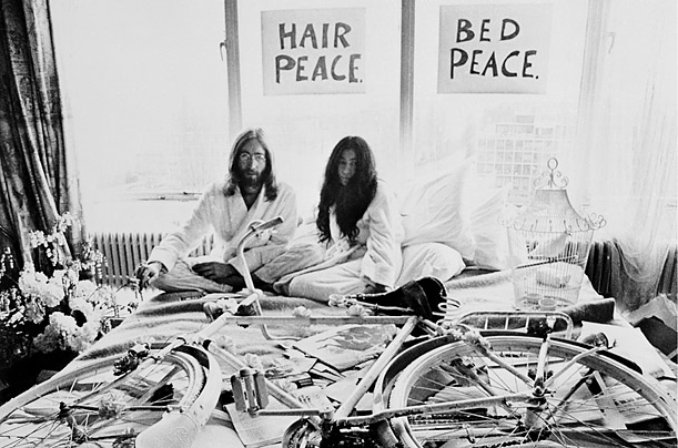 John Lennon would be 71 years old and Bike Peace Posted by Richard