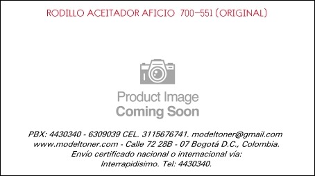 RODILLO ACEITADOR AFICIO  700-551 (ORIGINAL)