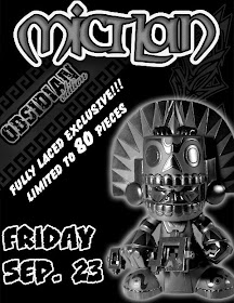 Fully Laced Exclusive Obsidian Edition Mictlan Vinyl Figure by Jesse Hernandez