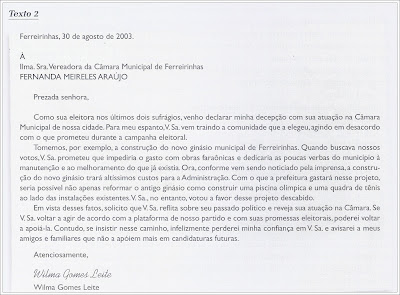 Carta Argumentativa ~ Tudo Sobre Redação