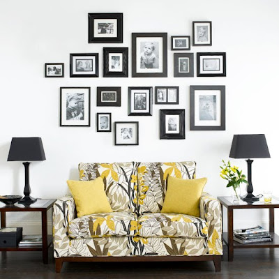 Wall Decorating Ideas on Belle Maison  Idea Gallery  Wall Decor Above The Sofa