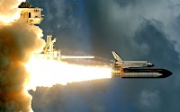 Space Shuttle Discovery Liftoff 1680 x 1050 Widescreen Wallpaper