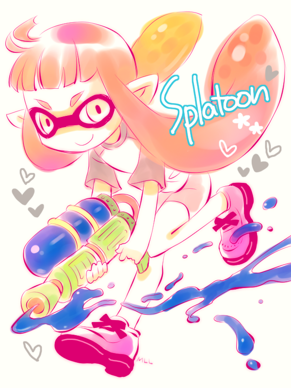 スプラトゥーン イカ イラスト かわいい