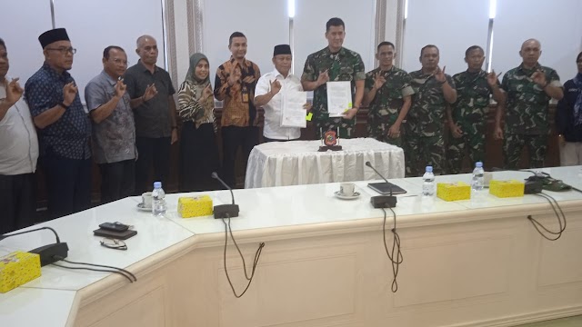 Aset Daerah Milik Pemerintah Kota Tanjungbalai Di Hibahkan Kepada Komando Distrik Militer 0208/Asahan.