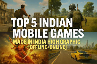 Top 6 Indian high graphic offline Android games made in India 2025