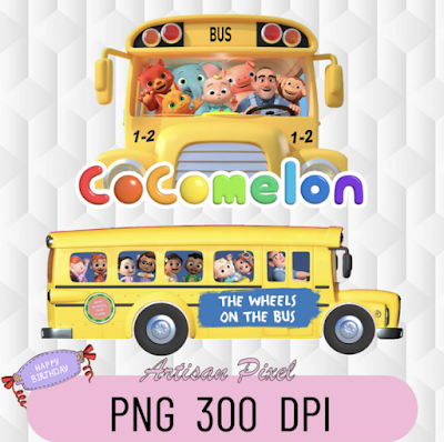 Cocomelon Bus Png