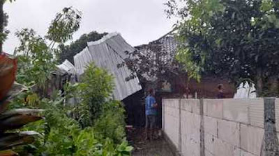 Hujan Deras dan Angin Kencang, Puluhan Rumah di Singosari Rusak