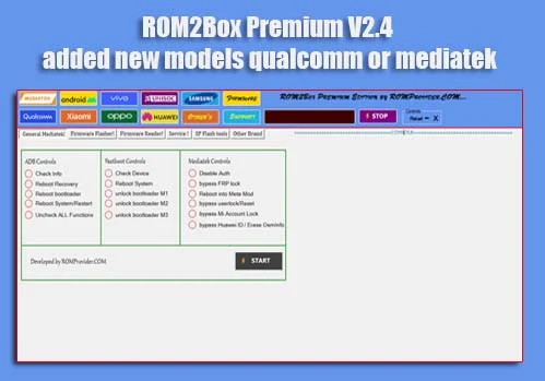 تحميل أداة ROM2Box Premium V2.4