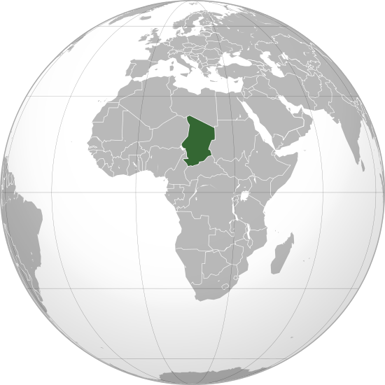 Letak negara Chad