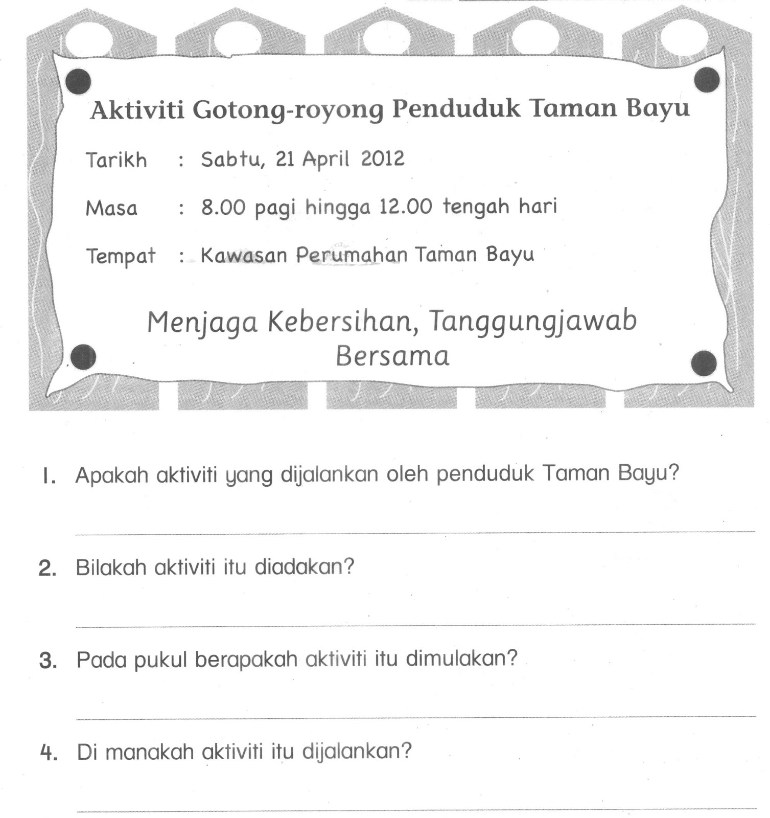 Bahasa Malaysia Tahun 1: 11/14/12