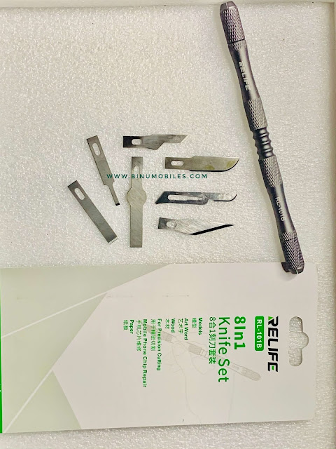 CPU GLUE BLADE RELIFE RL-101B 8 IN 1CPU REMOVE GLUE BLADE KNIFE SET