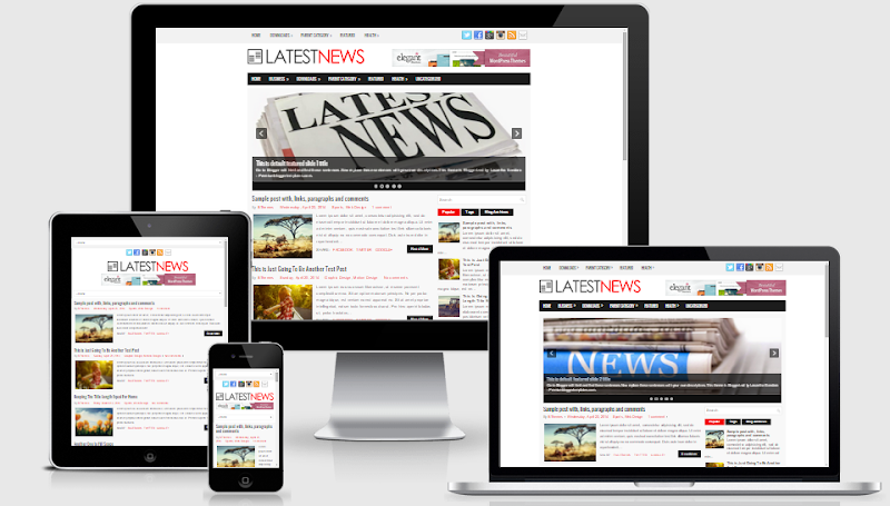 Latest News Responsive Blogger Template