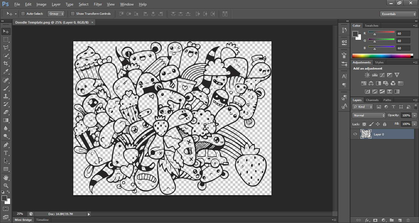 Membuat Doodle Art Di Photoshop Maringngerrang