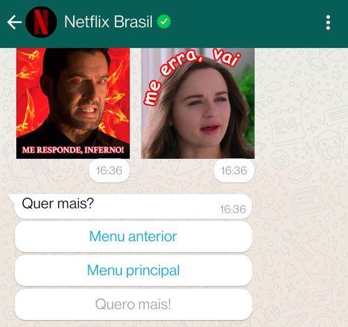 Netflix no WhatsApp: como conseguir figurinhas de filmes e séries