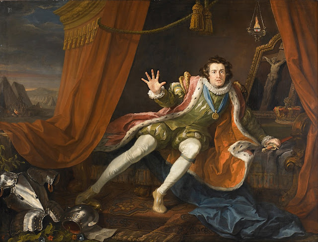 William Hogarth - David Garrick as Richard III (1745)