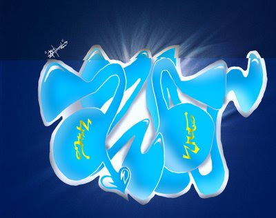 graffiti bubble letters