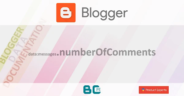 Blogger - data:messages.numberOfComments