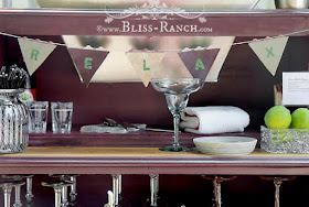 Small Leather Banner Bliss-Ranch.com