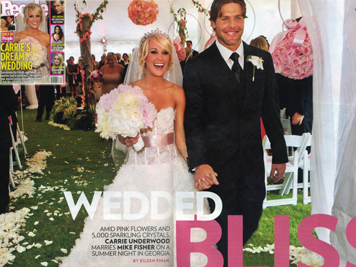 carrie underwood wedding. Carrie Underwood Wedding Pics.